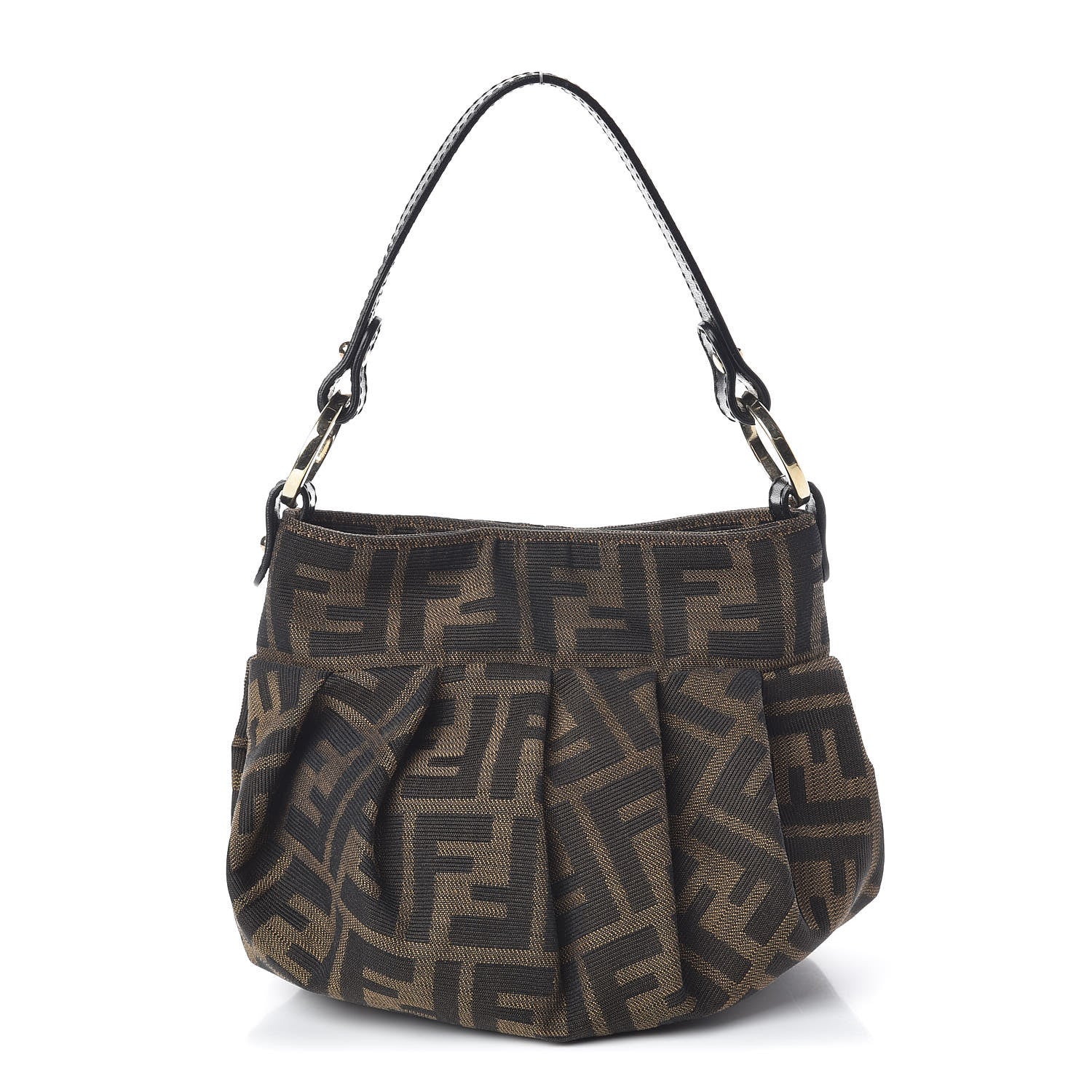 Fendi Zucca Mini Chef Hobo Tobacco 1 of 8