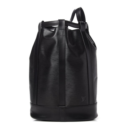 Louis Vuitton Epi Randonnee PM Black 2 of 12