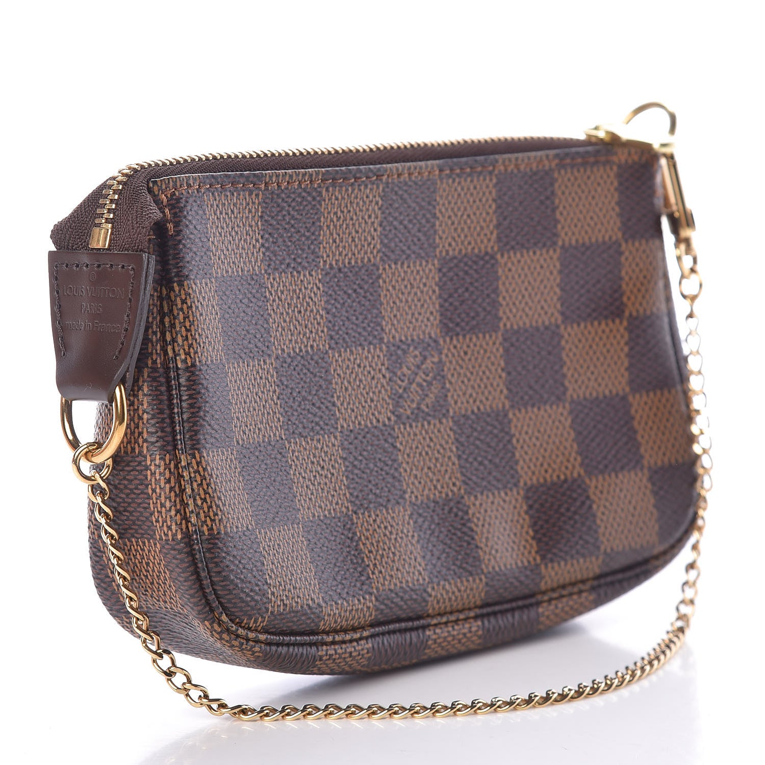 Louis Vuitton Damier Ebene Mini Pochette Accessories 3 of 9