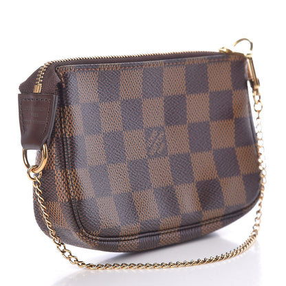 Louis Vuitton Damier Ebene Mini Pochette Accessories 3 of 9