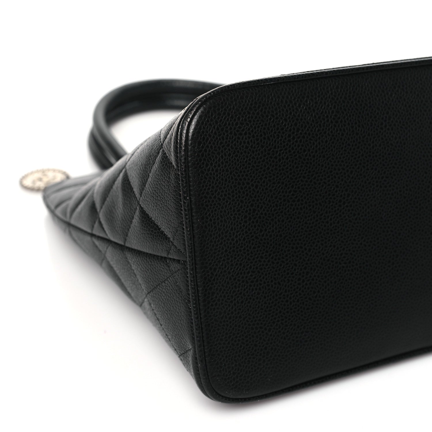 Chanel Caviar Quilted Medallion Tote Black 8 of 9