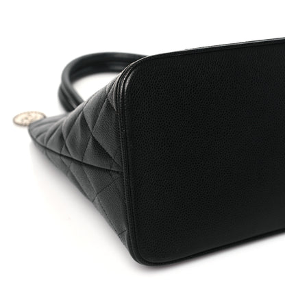 Chanel Caviar Quilted Medallion Tote Black 8 of 9