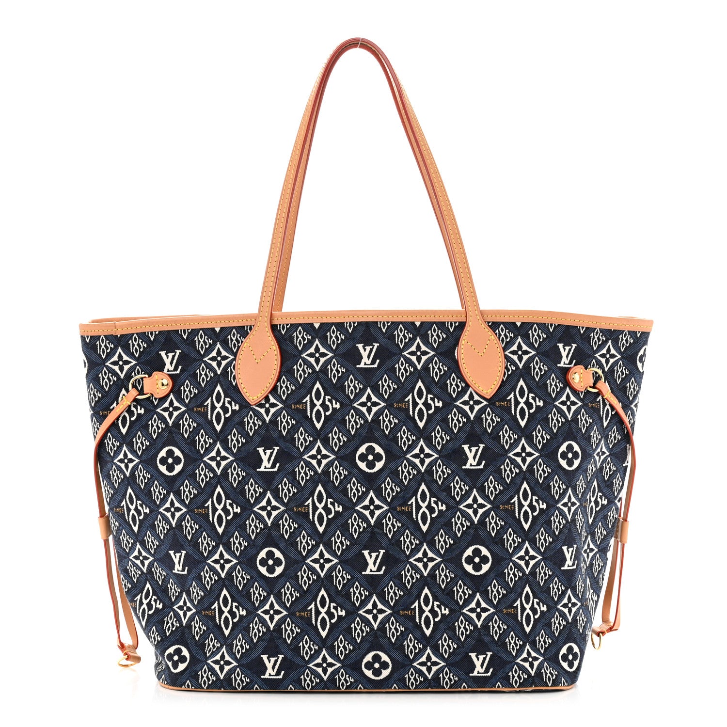 Louis Vuitton Jacquard Since 1854 Neverfull MM Blue 1 of 10