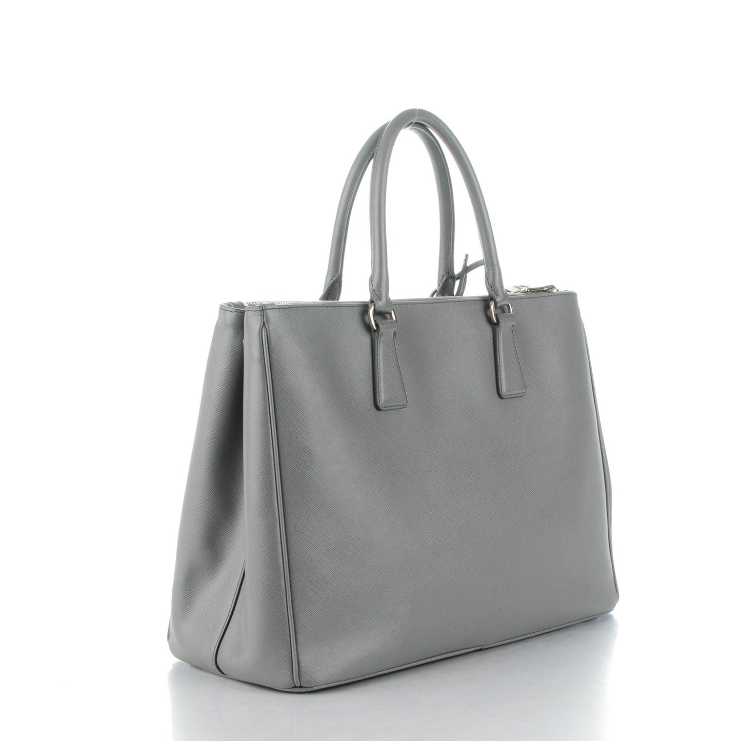 Saffiano Large Galleria Double Zip Tote Marmo