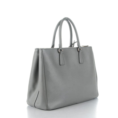 Prada Saffiano Large Galleria Double Zip Tote Marmo 3 of 9