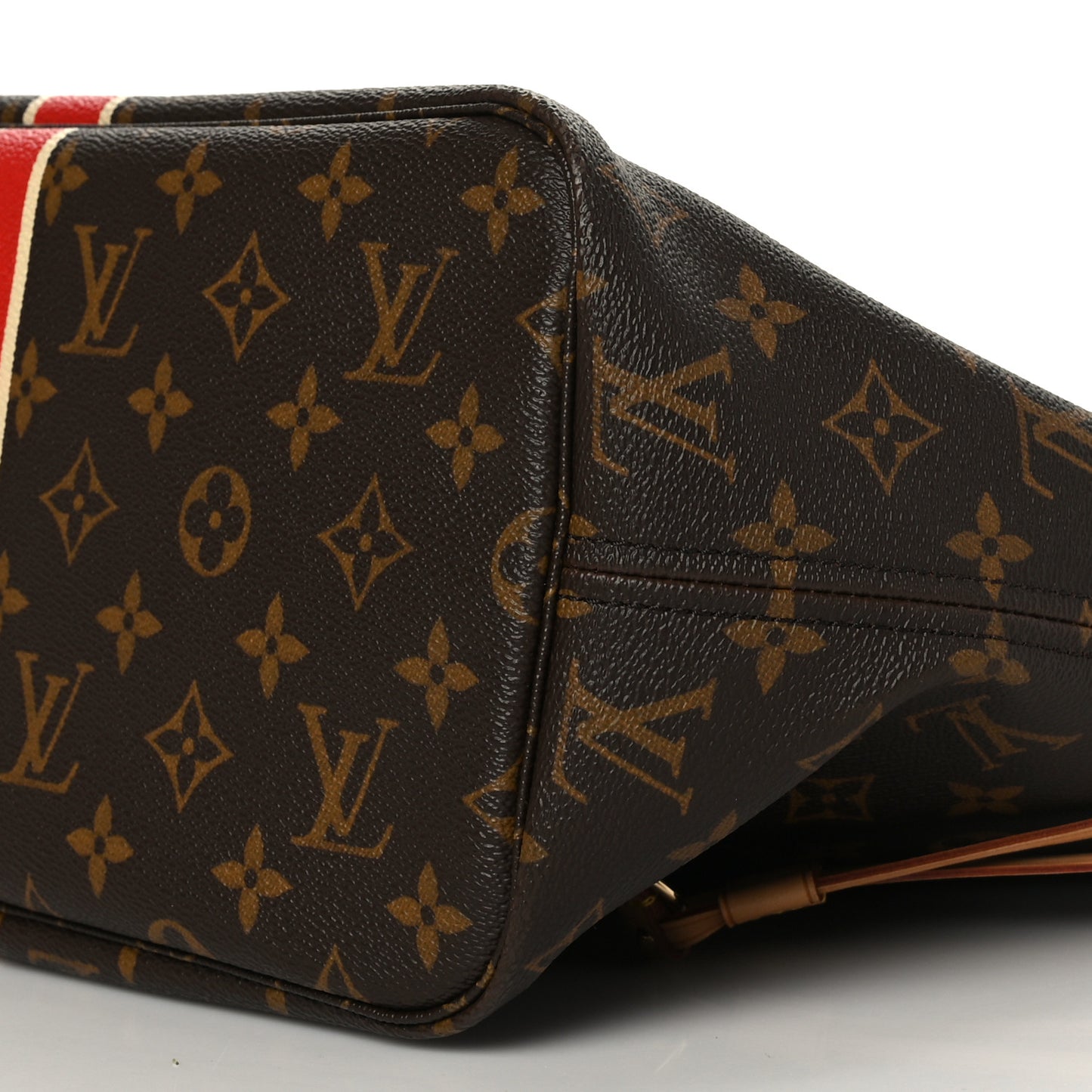 Monogram My LV Heritage Neverfull MM Rouge White