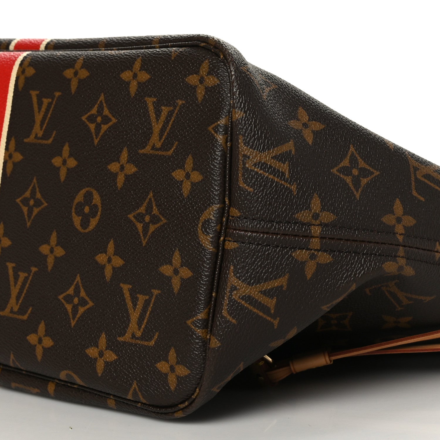Louis Vuitton Monogram My LV Heritage Neverfull MM Rouge White 9 of 10