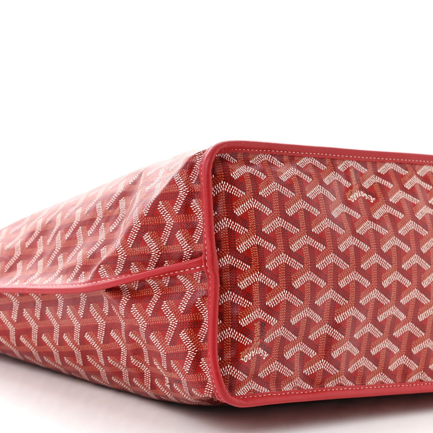 Goyardine Reversible Anjou PM Red