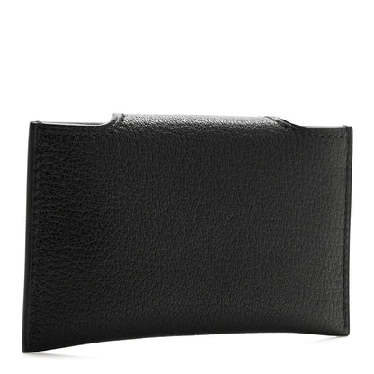Hermes Chevre Chamkila Iliade Card Holder Black 3 of 9