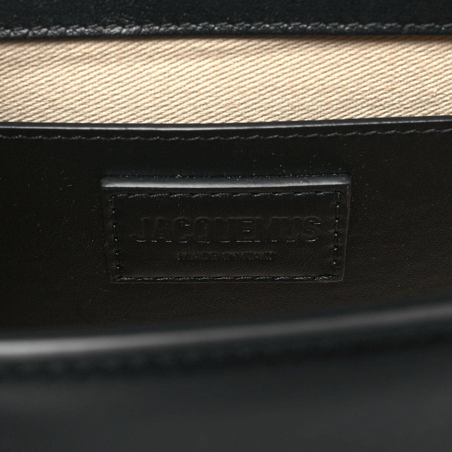 Jacquemus Smooth Calfskin Le Grand Bambino Long Black 6 of 11
