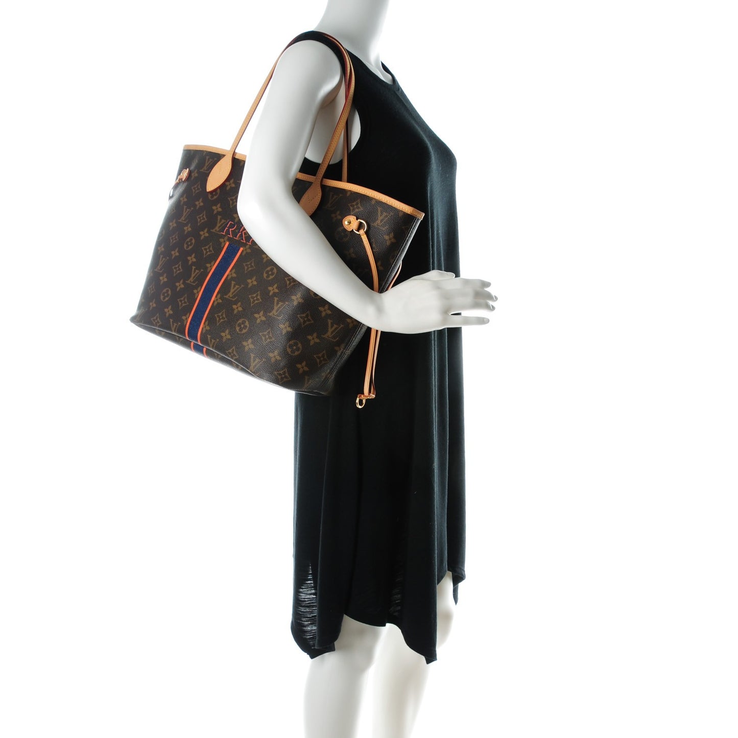 Monogram My LV Heritage Neverfull MM Blue Marine Orange
