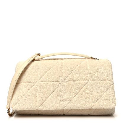 Saint Laurent Terry Patchwork Monogram Medium Jamie Tropical Sand 1 of 10