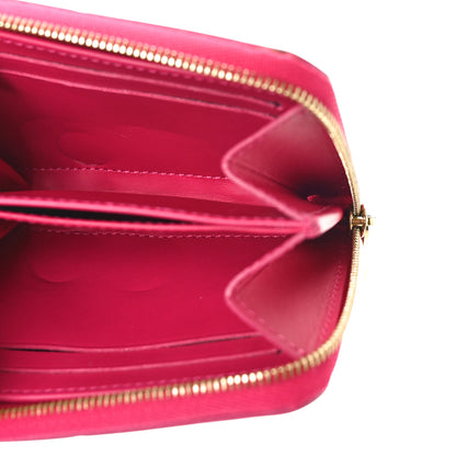 Louis Vuitton LOUIS VUITTON Vernis Ikat Zippy Coin Purse Rose Indien 5 of 9