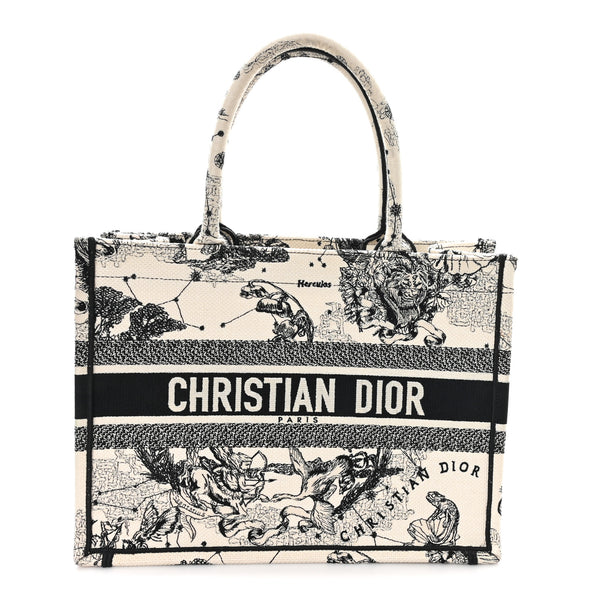 Christian Dior Canvas Zodiac Toile De Jouy Embroidered Medium Book