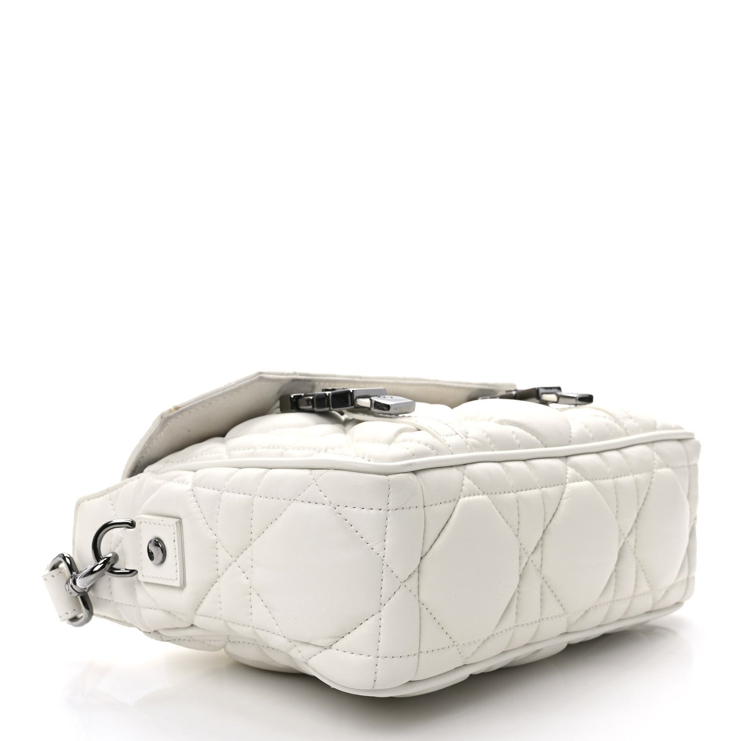 Christian Dior Calfskin Macrocannage Small Diorcamp Messenger Latte 4 of 14