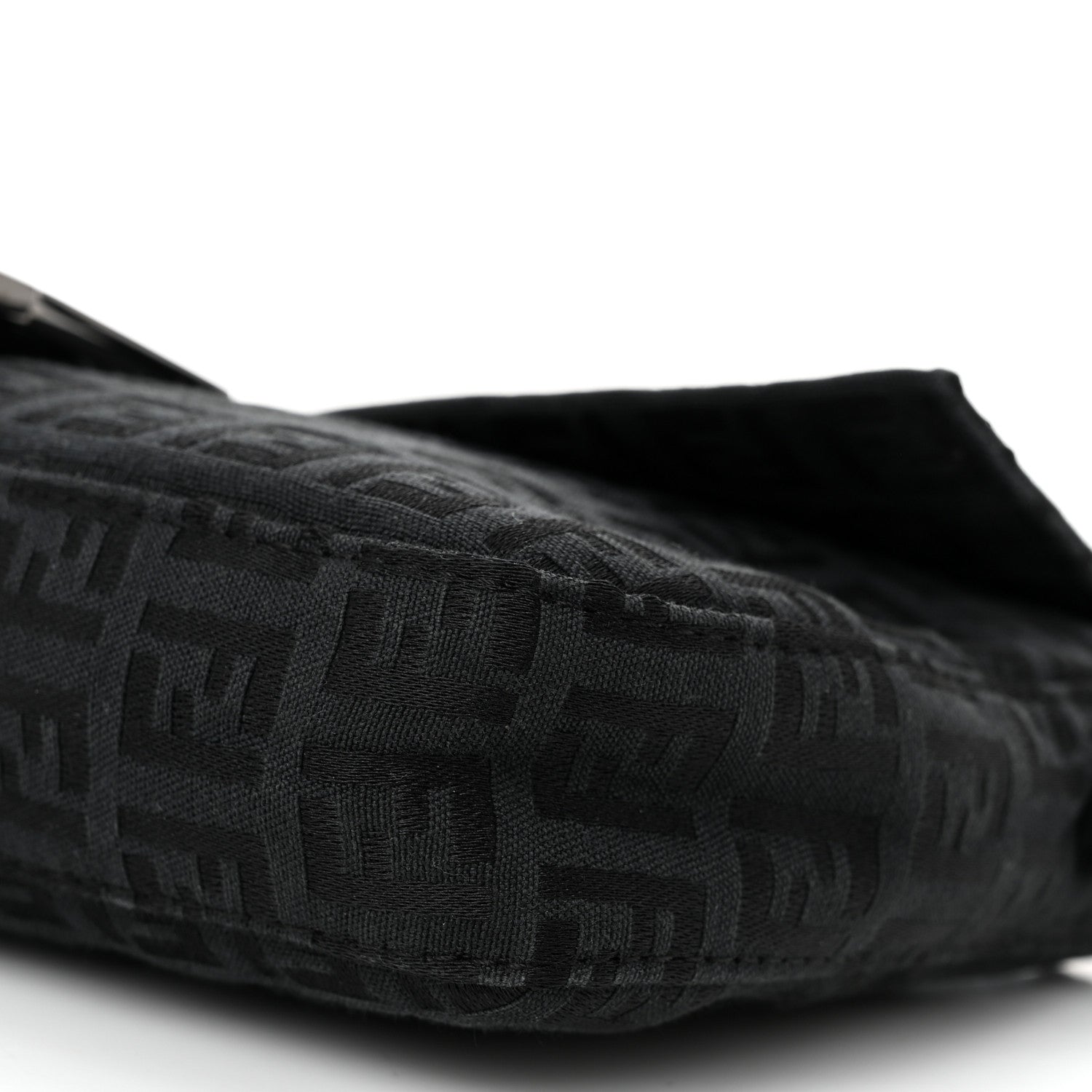 Fendi Zucchino Baguette Black 9 of 11