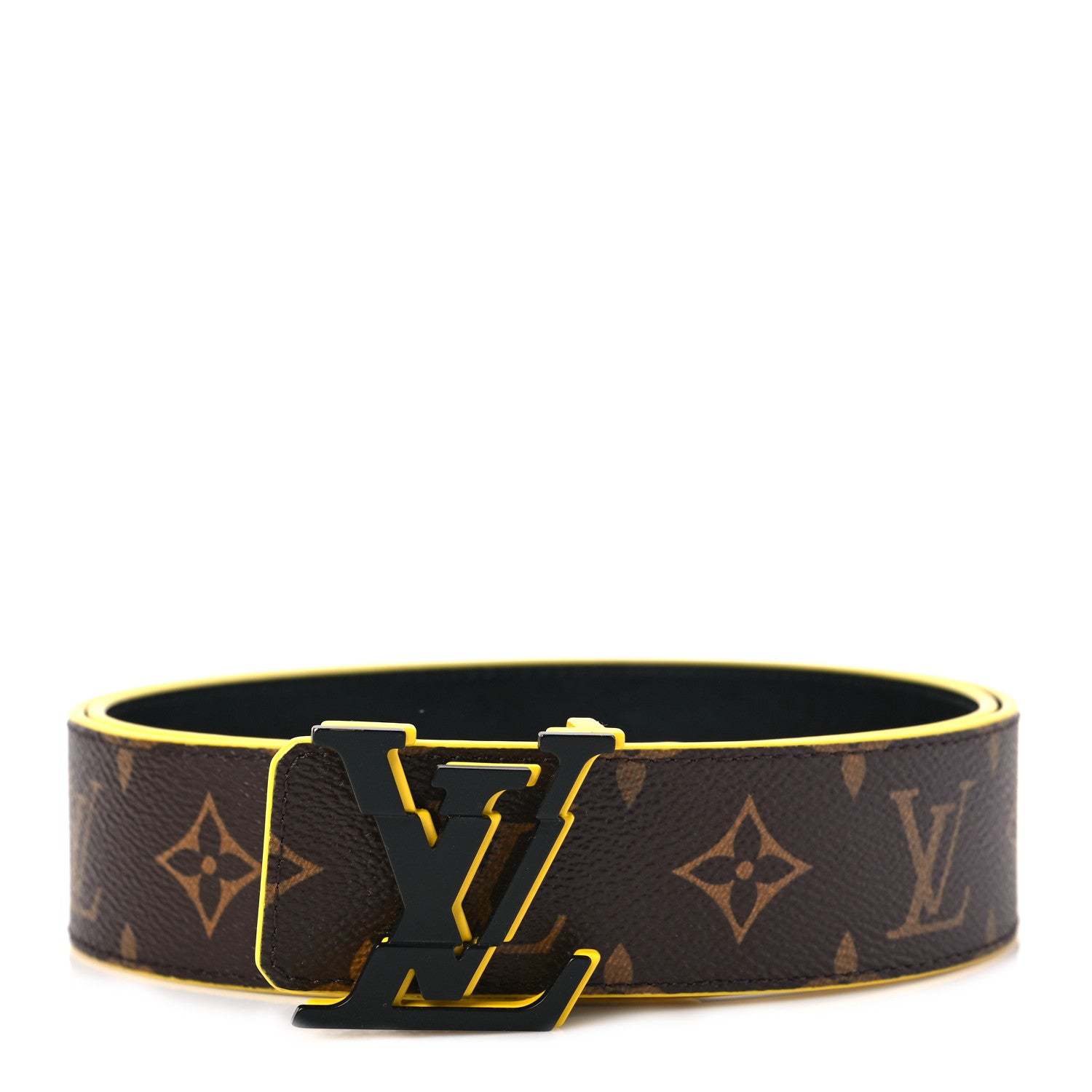 Louis Vuitton Monogram 40mm LV Broken Belt 85 34 Brown 1 of 4
