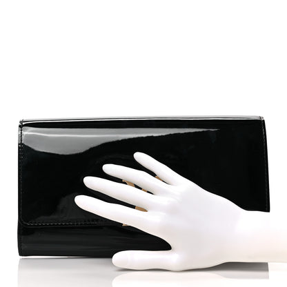 Louis Vuitton Patent Louise EW Clutch Black 2 of 7