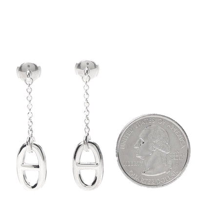 Hermes Sterling Silver Farandole Drop Earrings 2 of 5