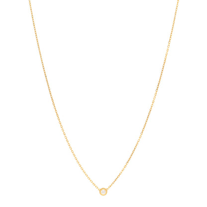 Cartier 18K Yellow Gold Diamond XS D'Amour Pendant Necklace 1 of 5