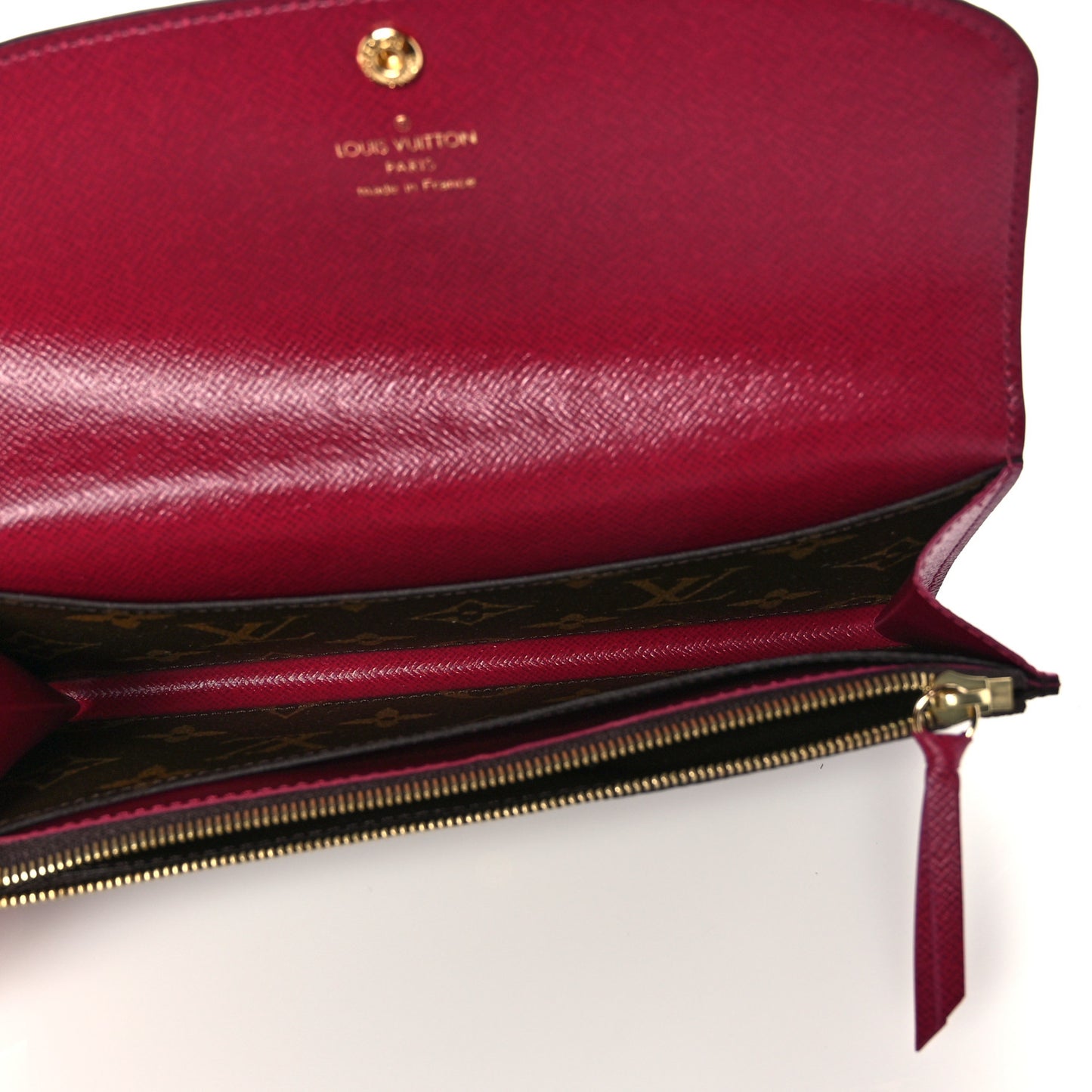 Monogram Emilie Wallet Fuchsia
