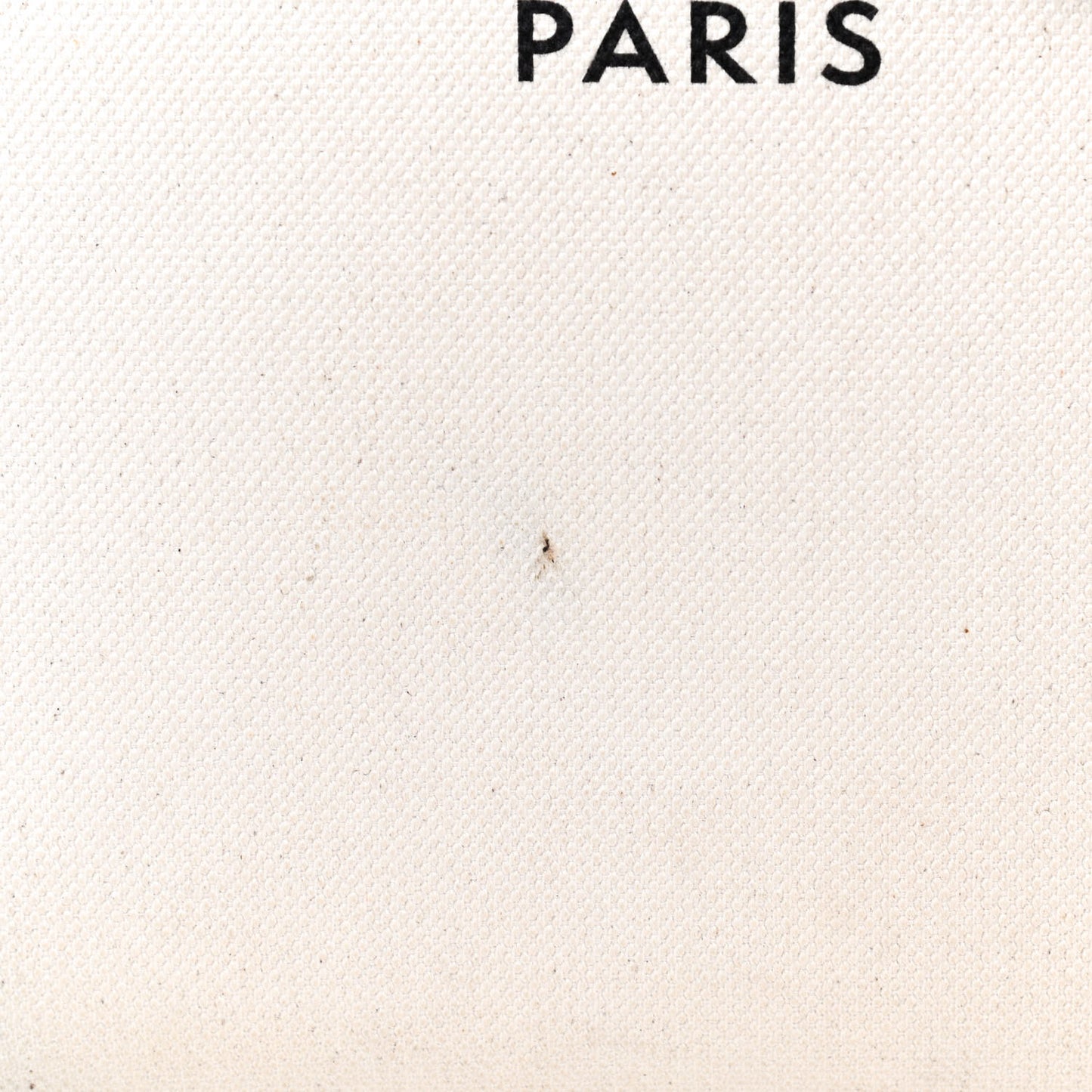 Canvas Calfskin Vertical Cabas Natural Tan