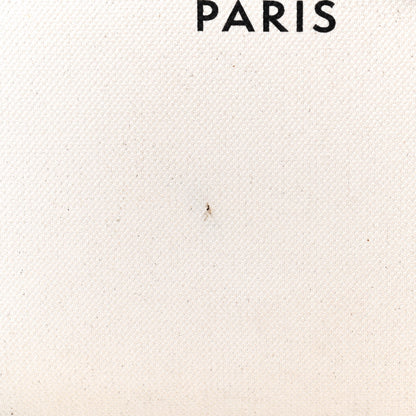 Celine Canvas Calfskin Vertical Cabas Natural Tan 9 of 12