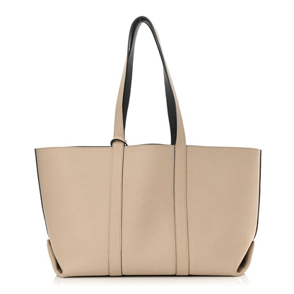 Moynat Taurillon Gex Calfskin Duo Reversible Tote Greige Zinc 6 of 17