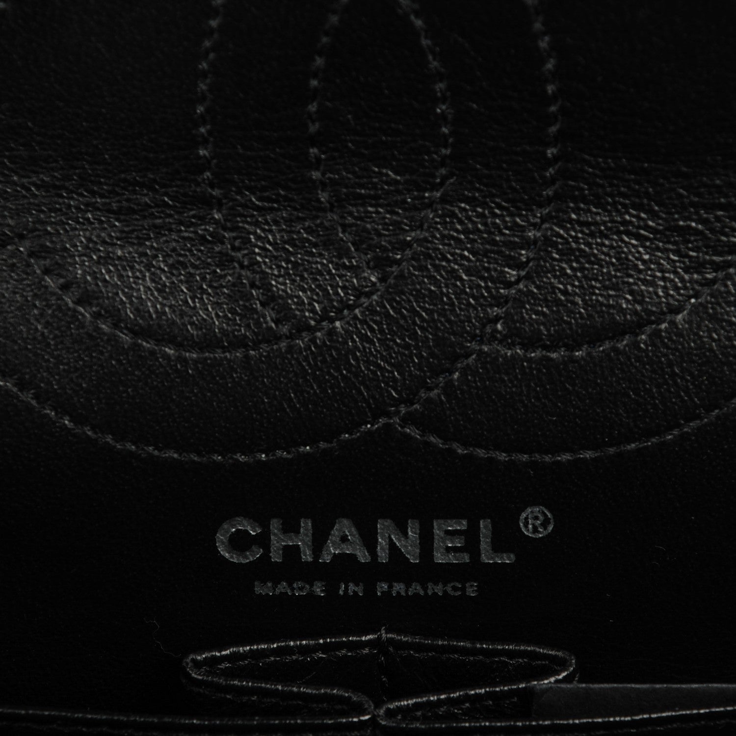 Chanel CHANELGlazed Calfskin Quilted 2.55 Reissue 226 Flap Black 6 of 9