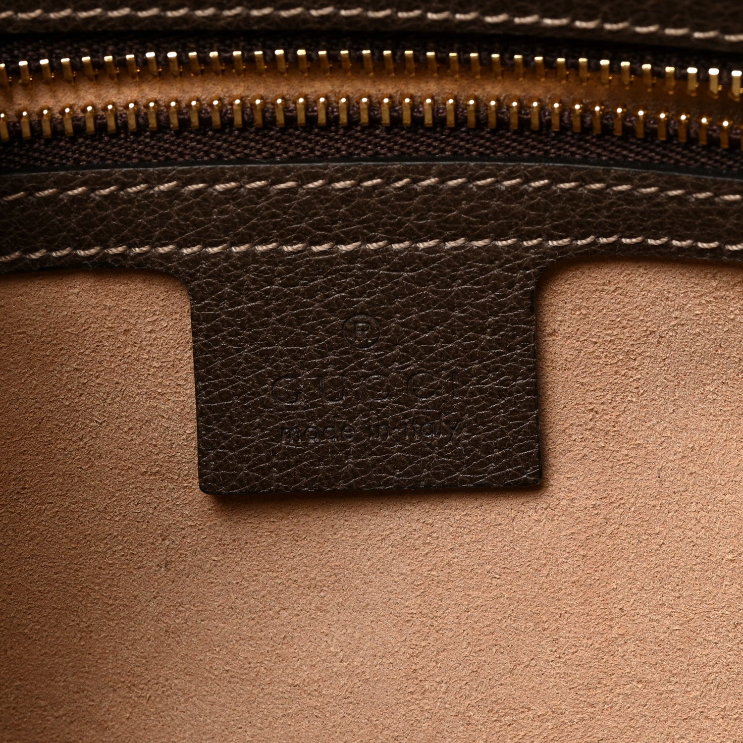 Gucci GG Supreme Monogram Web Small Ophidia Shoulder Bag Brown 6 of 9