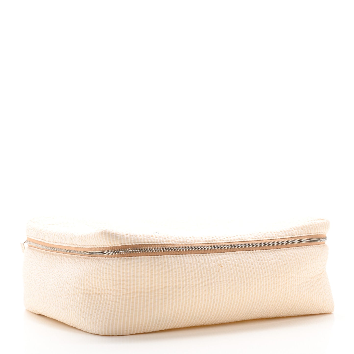 Printed Cotton Embroidered Medium Toogo Cabriole Case Biscuit