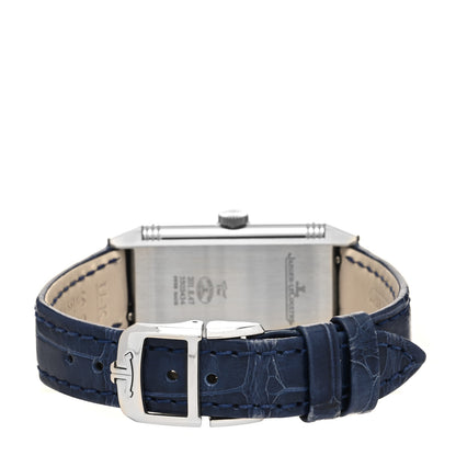 Jaeger-LeCoultre Stainless Steel Alligator Diamond 20mm Reverso One MonoFace Quartz Watch Q3288420 4 of 6