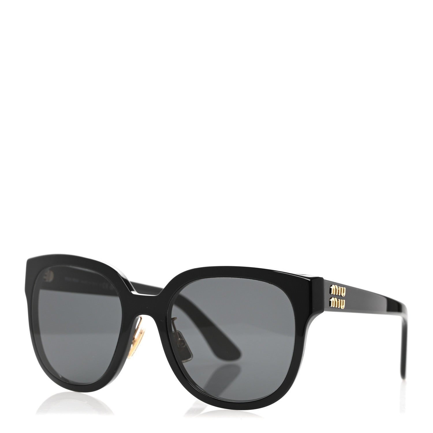 Miu Miu Acetate Sunglasses SMU01Z Black 1 of 8