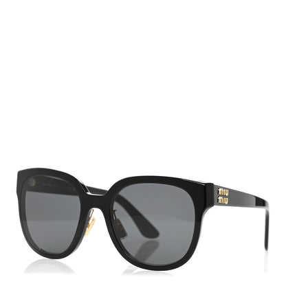 Miu Miu Acetate Sunglasses SMU01Z Black 1 of 8