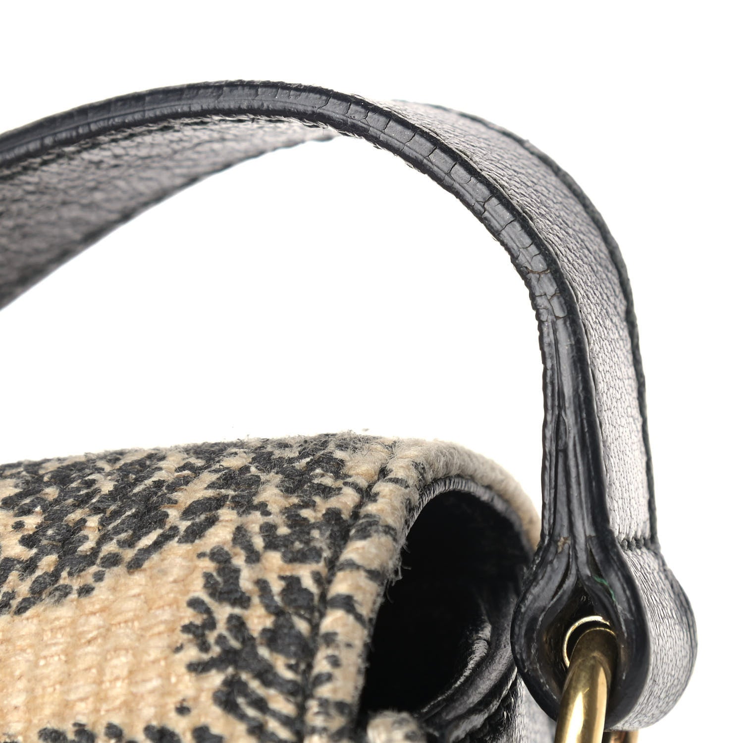 Saint Laurent Canvas Printed Medium ChYc Flap Black 12 of 13