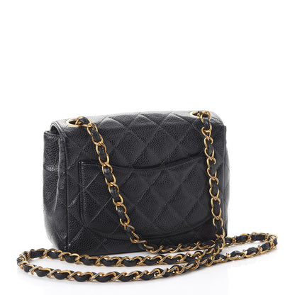 Chanel Caviar Quilted Mini Square Flap Black 4 of 10