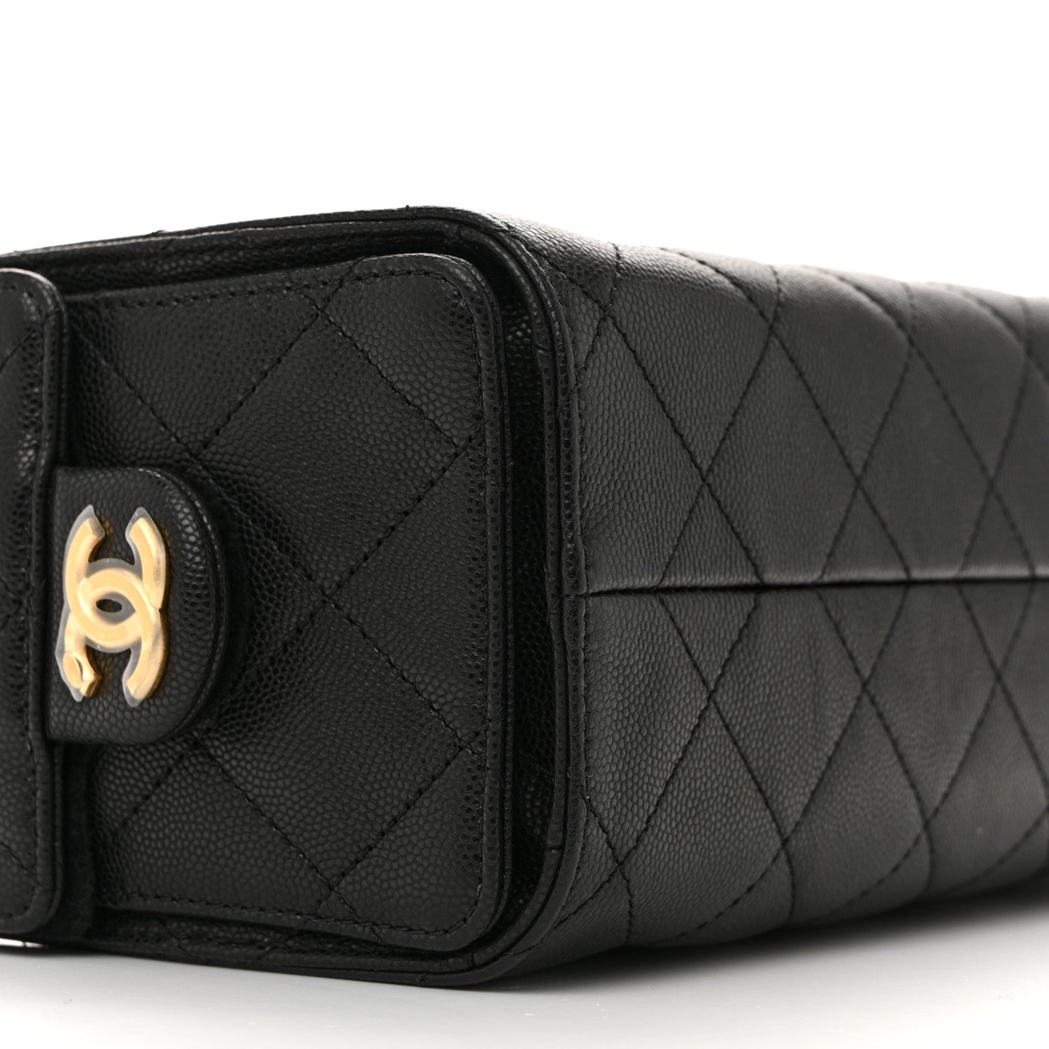 Chanel Caviar Quilted Mini Chanel 25 Handbag Black 9 of 15