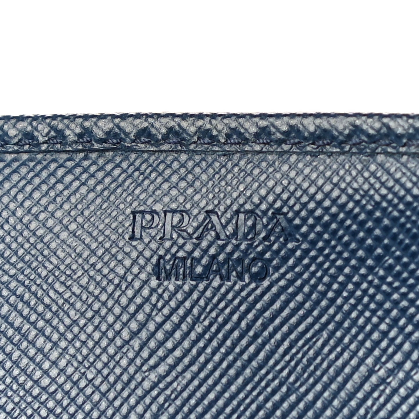 Saffiano Metal Continental Flap Wallet Bleuette
