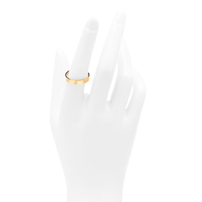 Cartier 18K Yellow Gold 3.5mm LOVE Wedding Band Ring 55 7.25 2 of 5