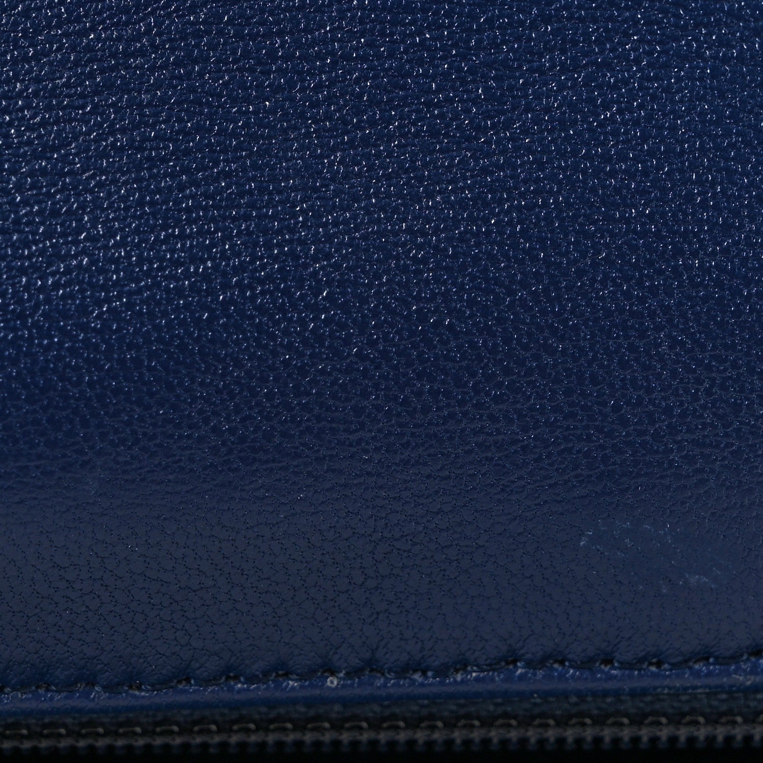Chanel Lambskin Quilted Resin Bi-Color Chain Flap Bag Navy 11 of 14