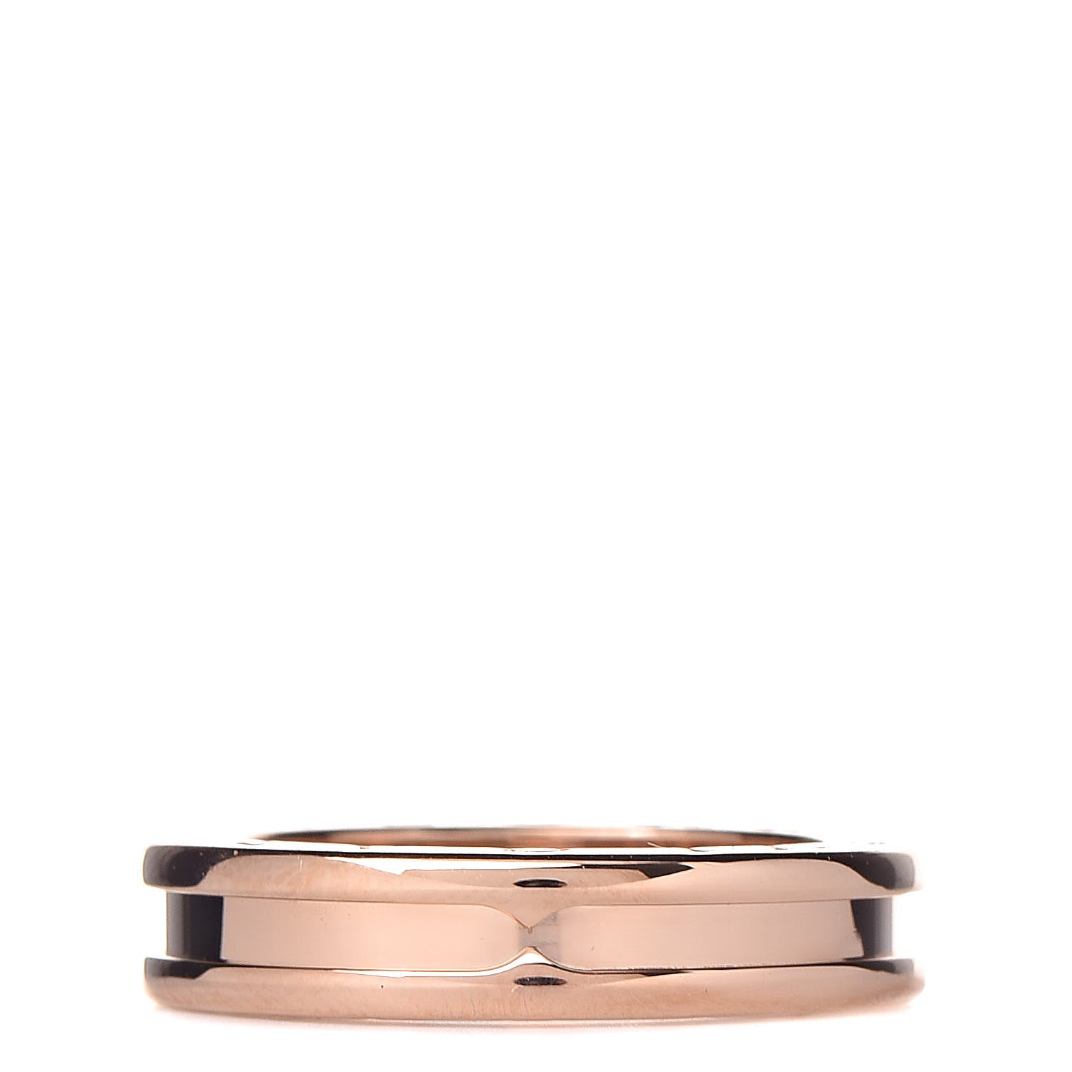 Bulgari 18K Rose Gold B.Zero1 One-Band Ring 54 6.75 1 of 5
