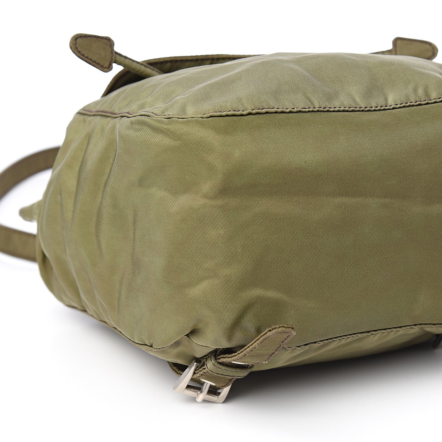 Prada Nylon Vela Mini Cinch Backpack Green 12 of 17