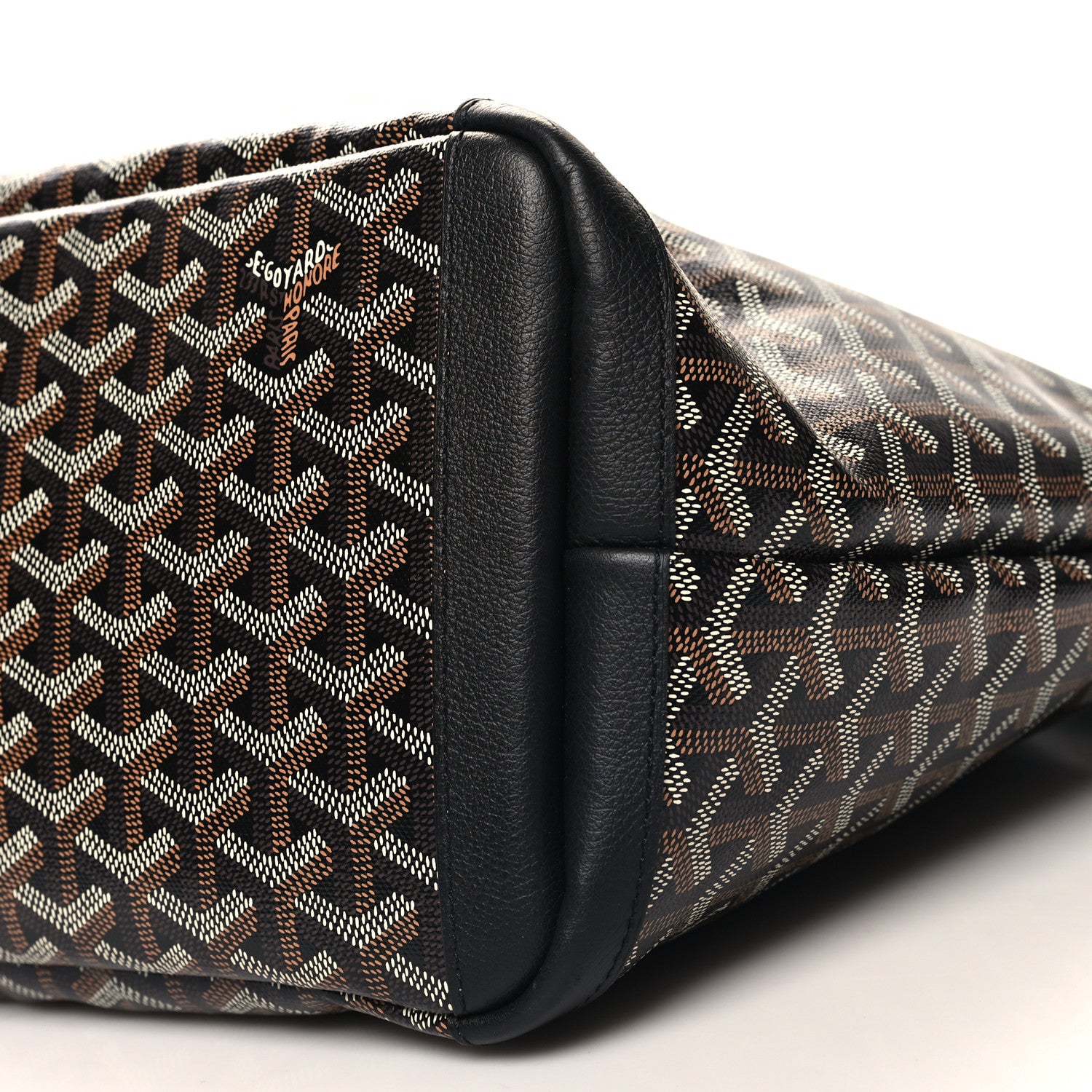 Goyard Goyardine Artois MM Black 9 of 9