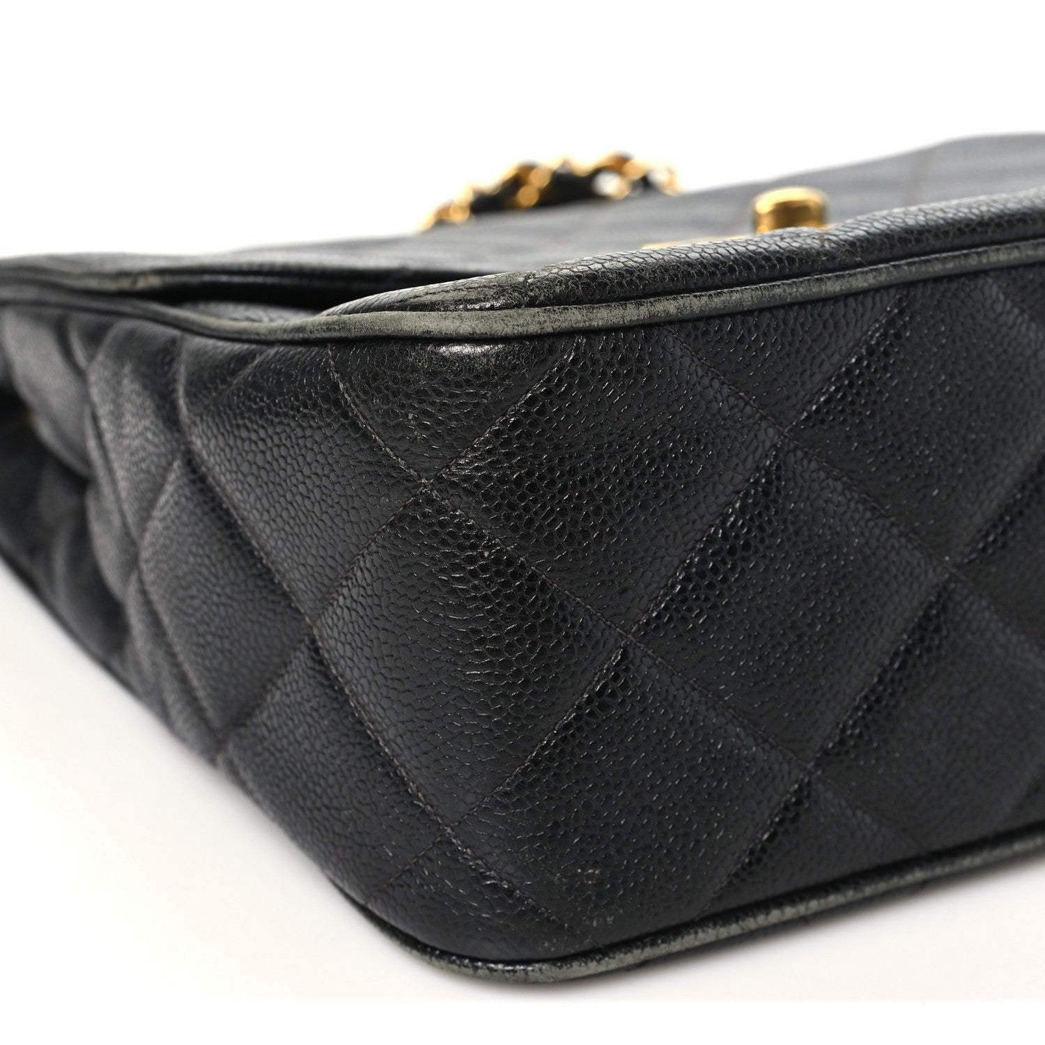 Chanel Caviar Quilted XL Single Flap Black 10 of 12