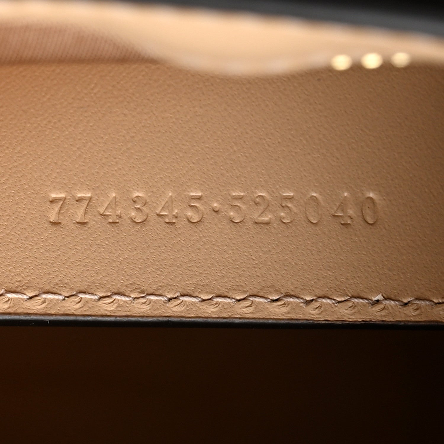 Gucci GG Supreme Monogram Calfskin Horsebit Print Zip Pouch Beige Ebony Light Pink 7 of 7