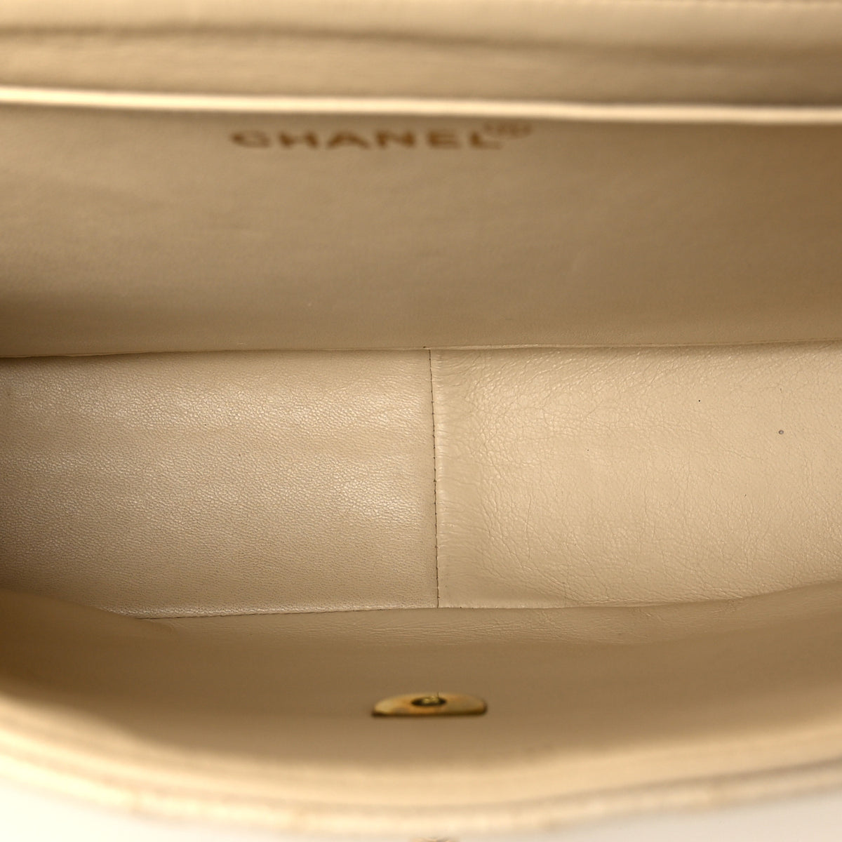 Chanel Caviar Quilted Jumbo Single Flap Beige 4 of 12