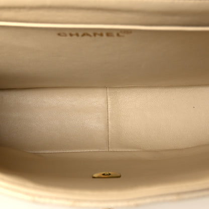 Chanel Caviar Quilted Jumbo Single Flap Beige 4 of 12