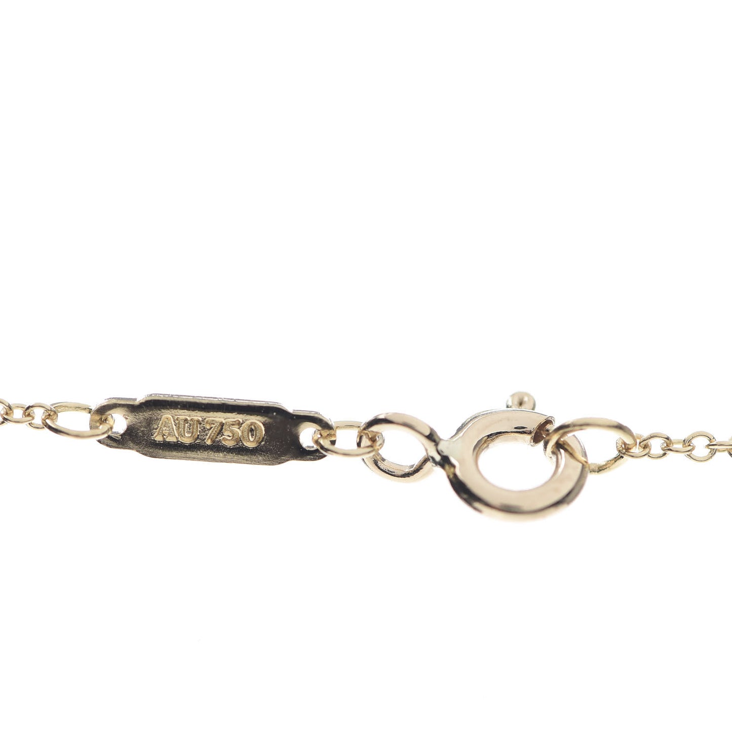 18K Yellow Gold Atlas Cube Pendant Necklace
