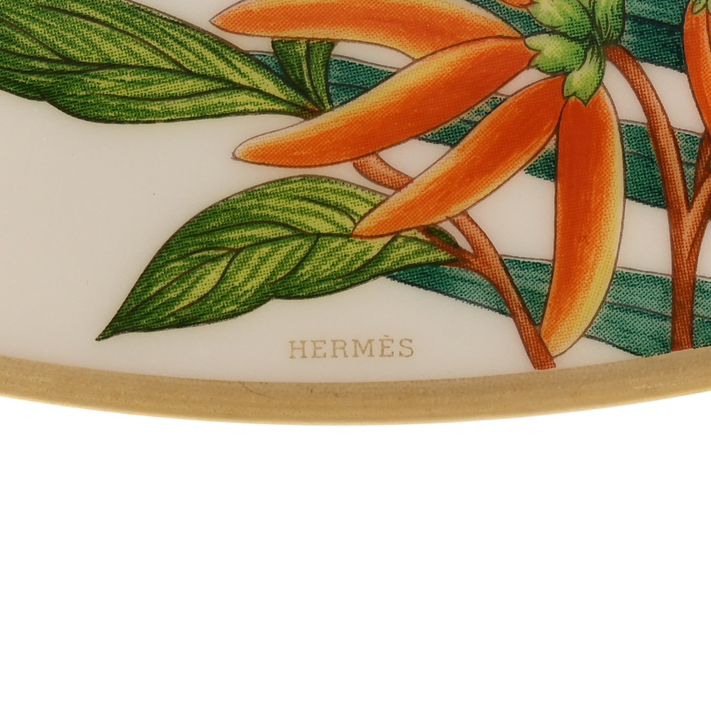 Porcelain Passifolia Dessert Plate N°2 Set of 2