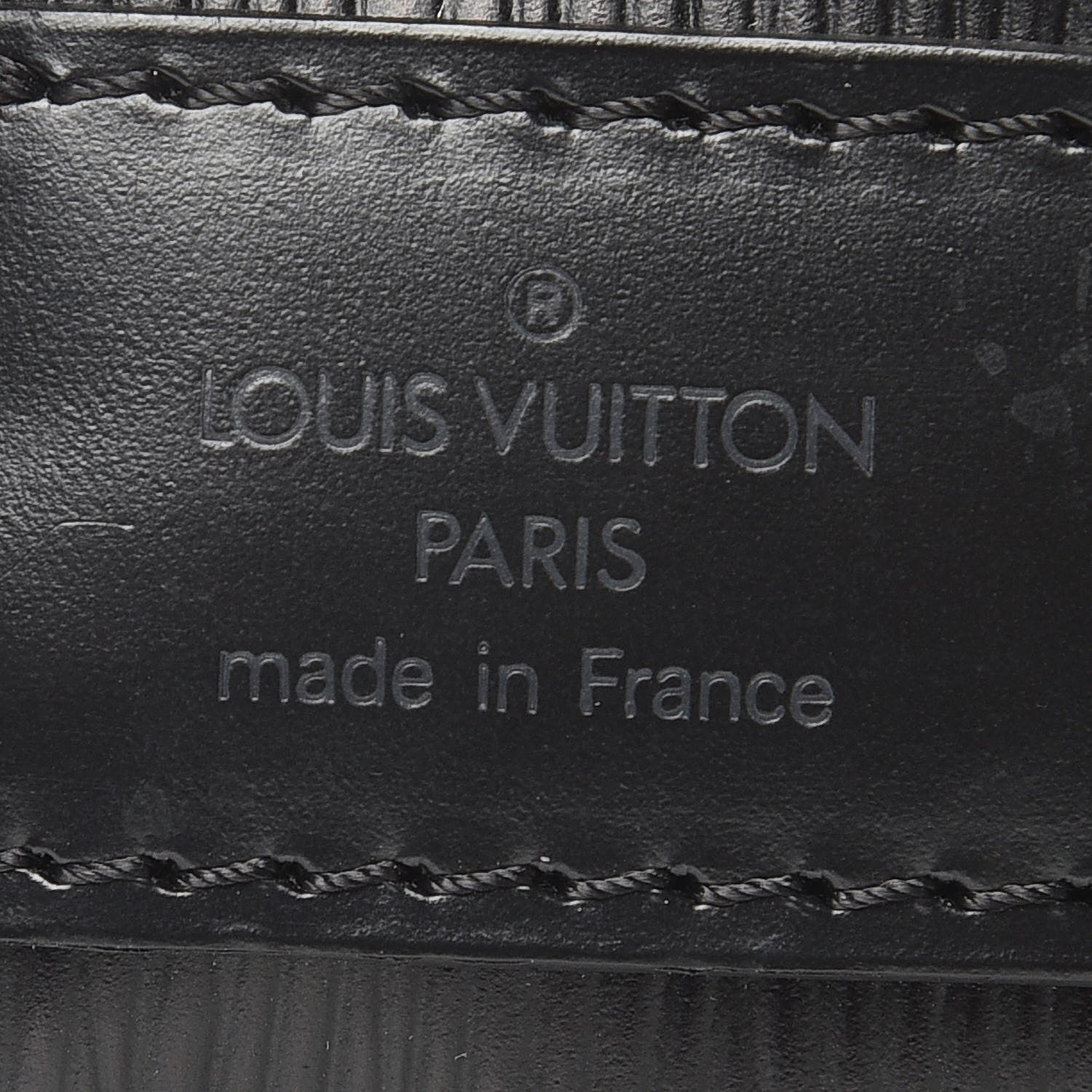 Louis Vuitton Epi Sac D'Epaule Black 6 of 8